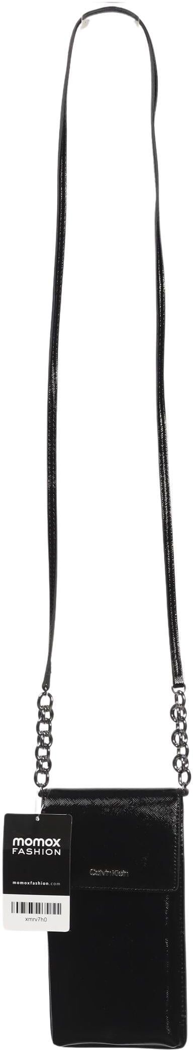 Calvin Klein Damen Handtasche klein, Schwarz, Kunstleder - Second Hand
