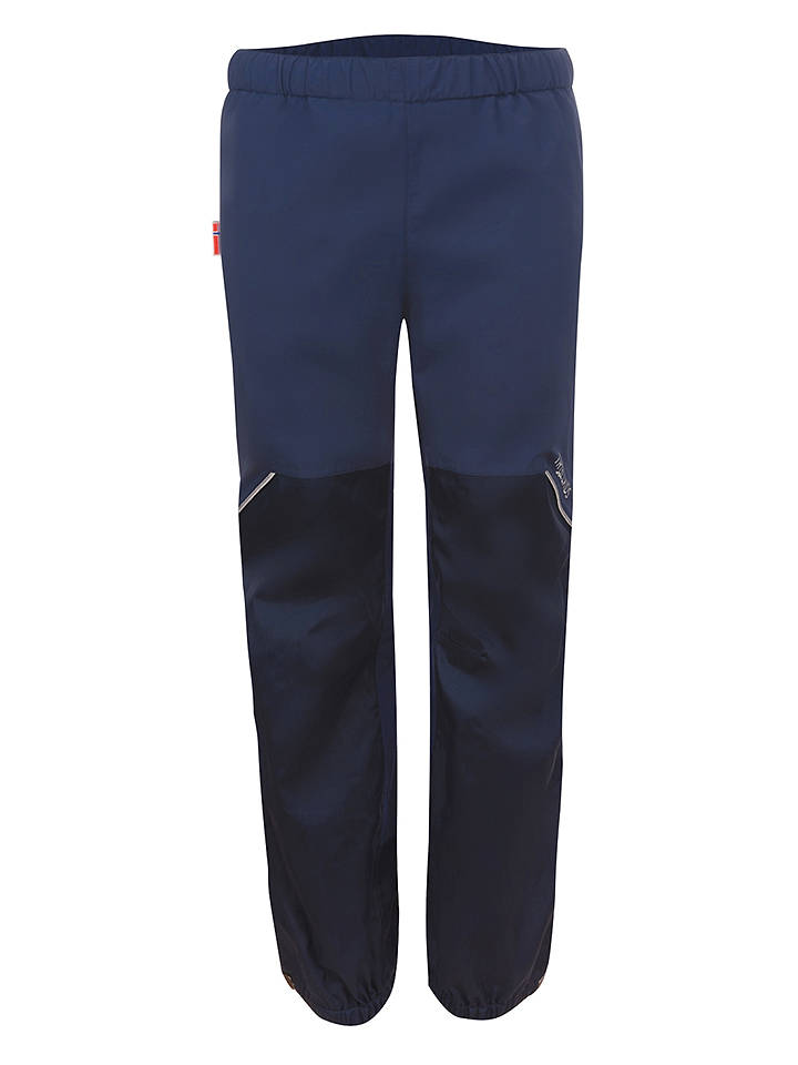 Trollkids Regenhose "Lofoten" in Dunkelblau - 128