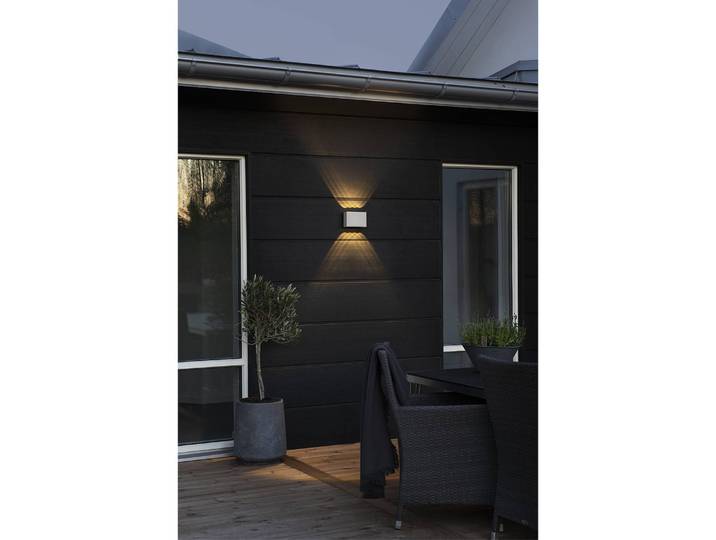 Applique murale LED Chieri IV 17 x 11 x 6cm Blanc/Blanc