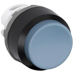 ABB MP3-10L Drucktaster, blau, hoch-tastend, Frontring, Kunststoff schwarz nicht beleuchtbar 1SFA611102R1004