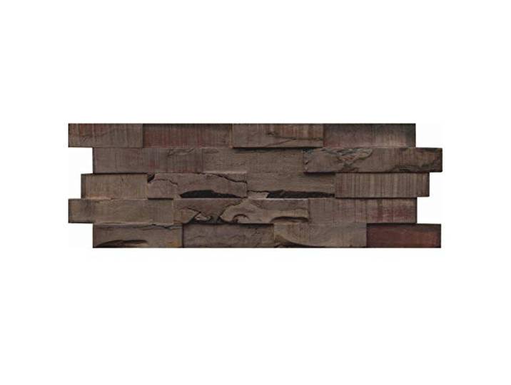 INDO Edel-Holz-Wandverkleidung Slimwood Hevea (Charred)