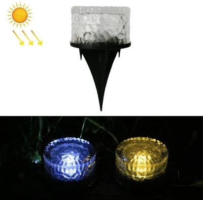 United Outdoor Solar Buried Lamp Waterproof Garden Floor Light With Warm LED white Light