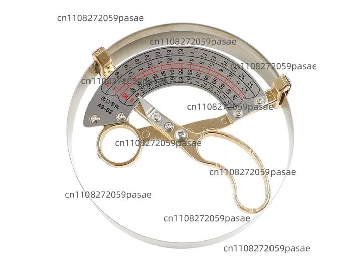 Règle de mesure en cuivre pour casquettes, avec un grand nombre de capuchons, petite règle de mesure pour casquettes, règle de mesure de la circonférence des casquettes