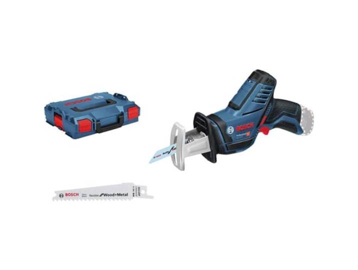 Bosch PRO Scie sabre sans fil GSA 12V-14 La scie sabre 12 V Bosch la plus compacte GSA 12V-14 solo C&G L-BOXX Scies sabres