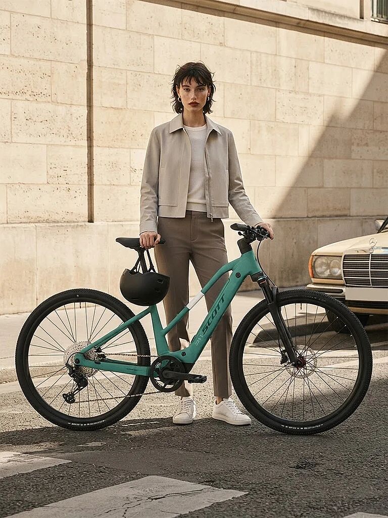 Scott Damen E-Bike Passage 20 Slope türkis   S W
