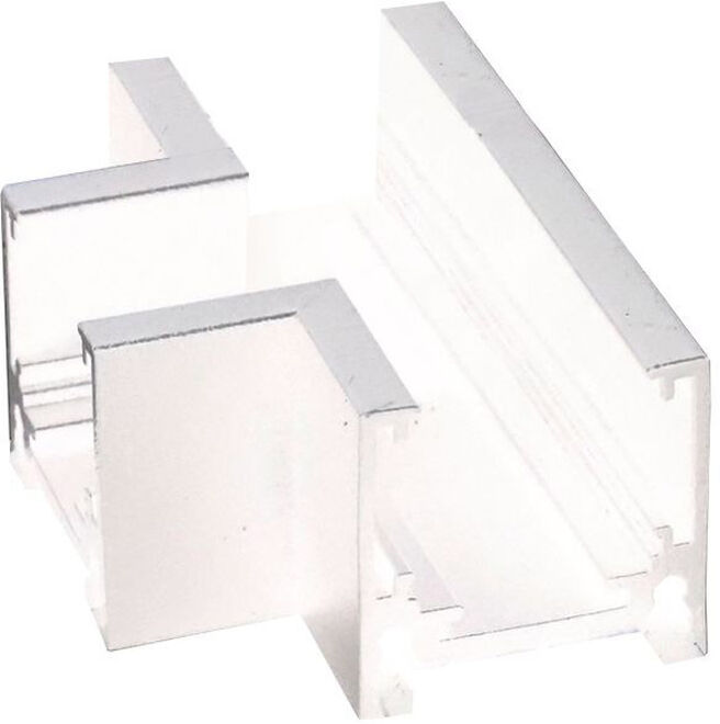 Isoled Track48 T-Schiene Horizontal Für Aufbauschiene Flat, Weiß, Nicht Stromführend