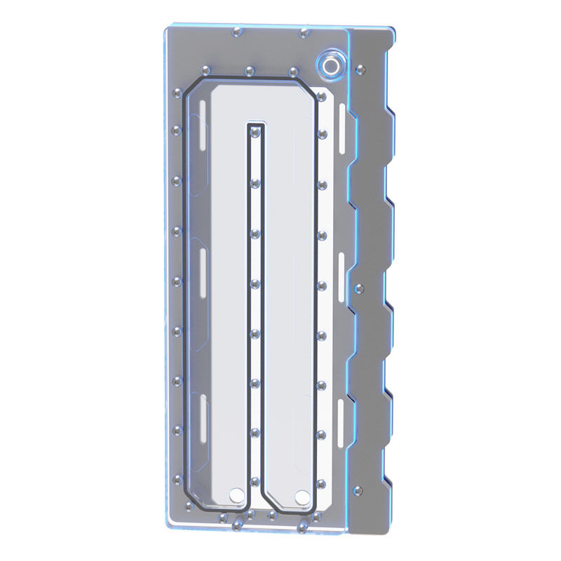 Singularity Computers Wraith 2.0 Elite - Distro Plate - silber