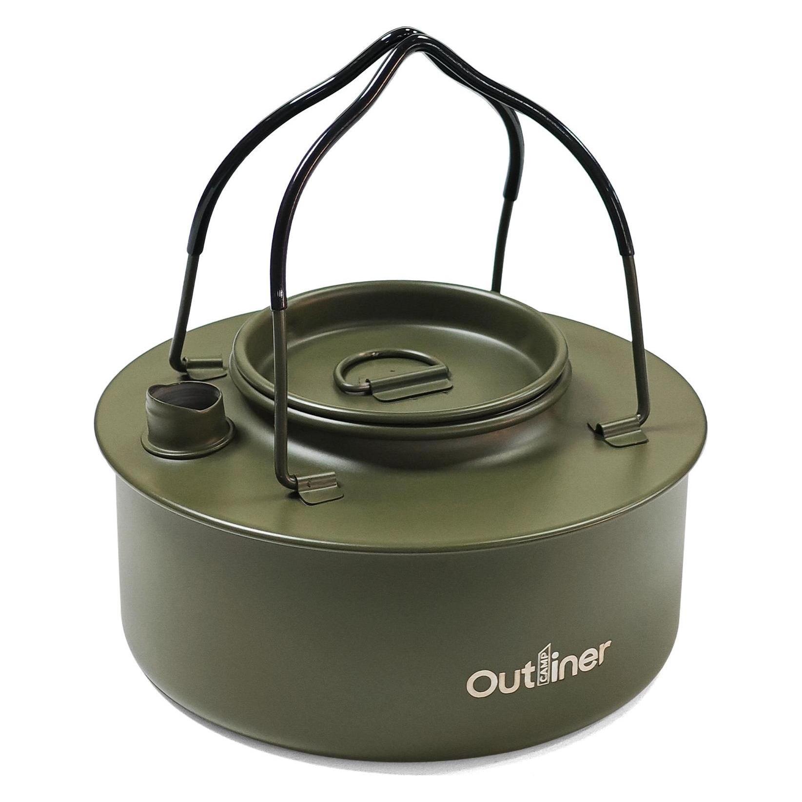 Outliner Teapot, stainless steel, 0.9 l, green (GCA4066)