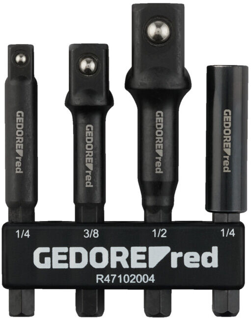 Gedore Jeu d’adaptateurs 4 pièces ; Gedore Red (3301922)