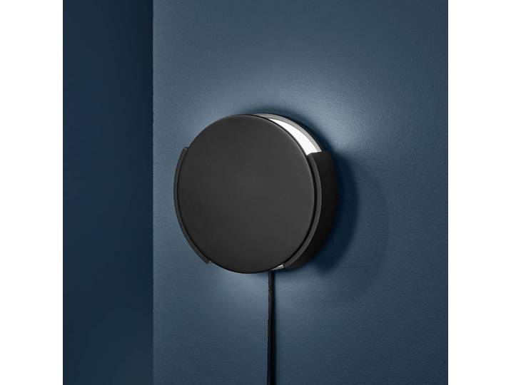 Design wandlamp Rotate, zwart, Woon-/ Eetkamer, metaal, Design, Wandlamp design