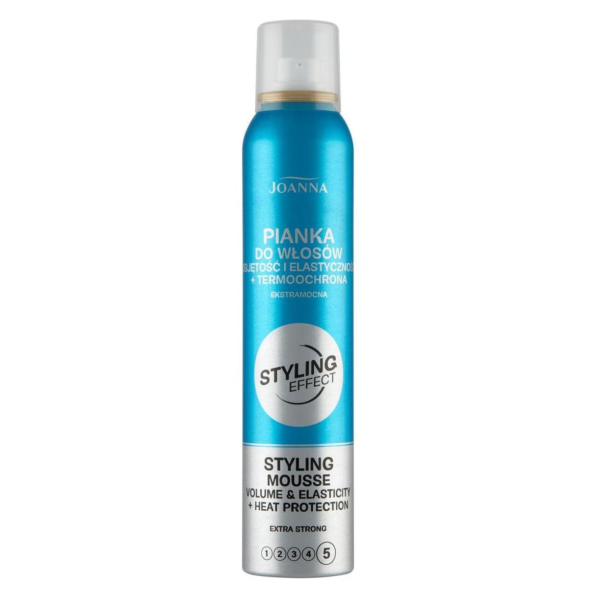 Joanna Styling Effect Styling Mousse Piano Adding Volume And Elasticity To Hair 150Ml (Volumenschaum, 150 ml) (5901018018894)