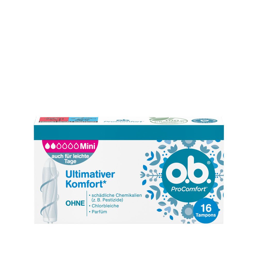 O.b. Tampons ProComfort mini 16 St Tampon