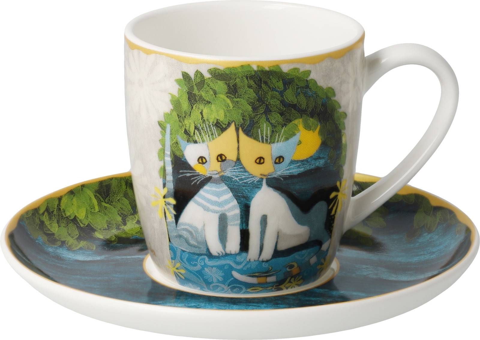Goebel Rosina Wachtmeister Al chiaro di luna espressotassen