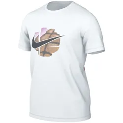 NIKE Basketball T-Shirt Herren 100 - white XXL