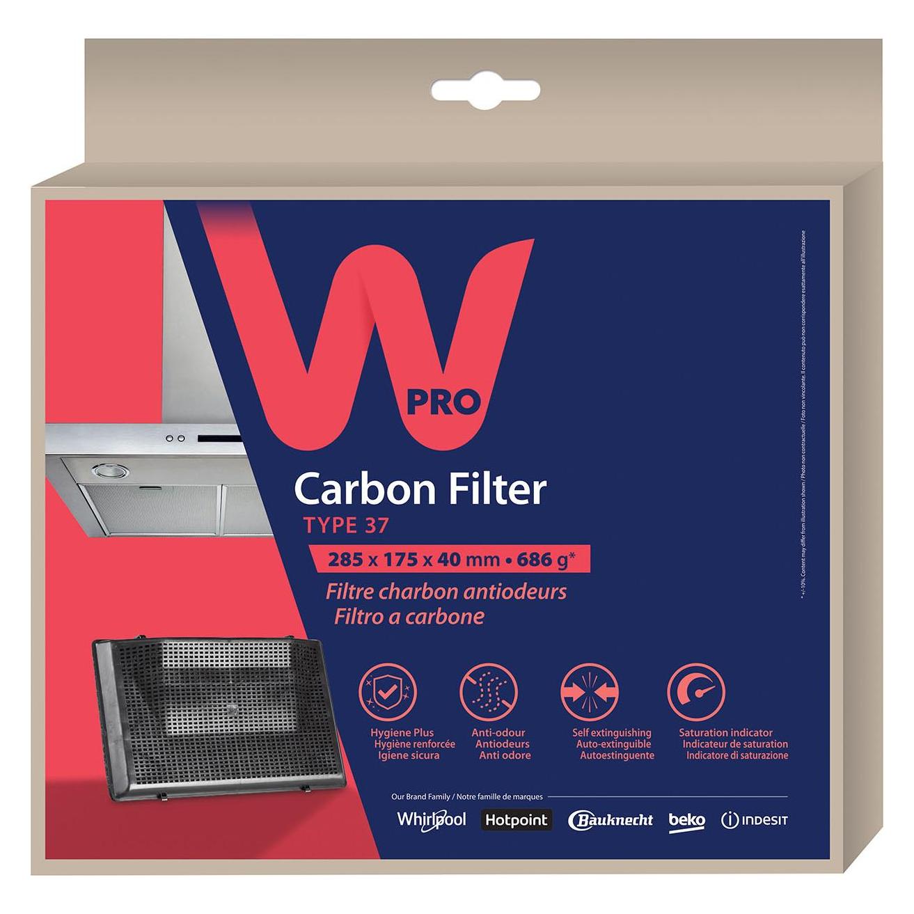 Bauknecht WPRO Kulfilter til Emhaette (484000008786)