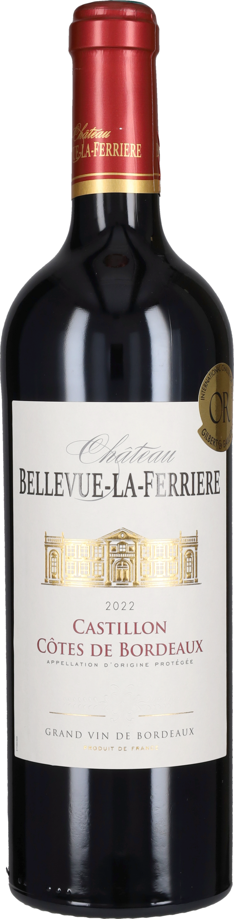 Côtes de Bordeaux Rouge Chateau Bellevue La Ferrière 2022