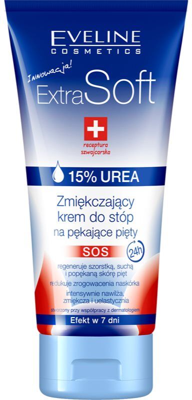 Eveline Cosmetics Extra Soft crème émolliente talons et pieds 100 ml