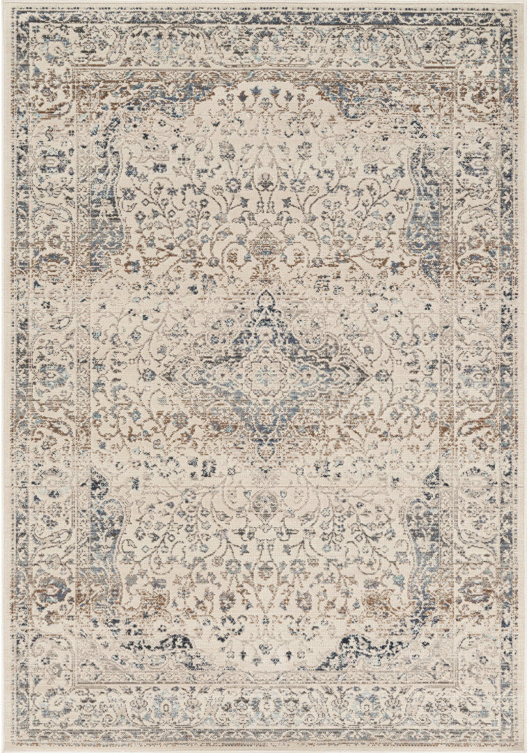 Rio Bradeord Area Rug Ivory 230cm x 160cm