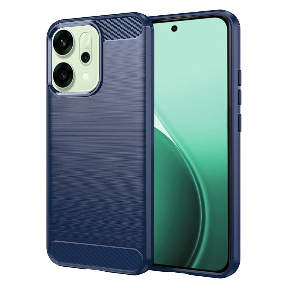 Techsuit - Carbon Silicone - Oppo Reno14 - Blue (Oppo Reno14) (62302114)