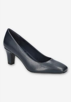 Women's Poet Pump by Easy Street in Navy (Size 7 M)