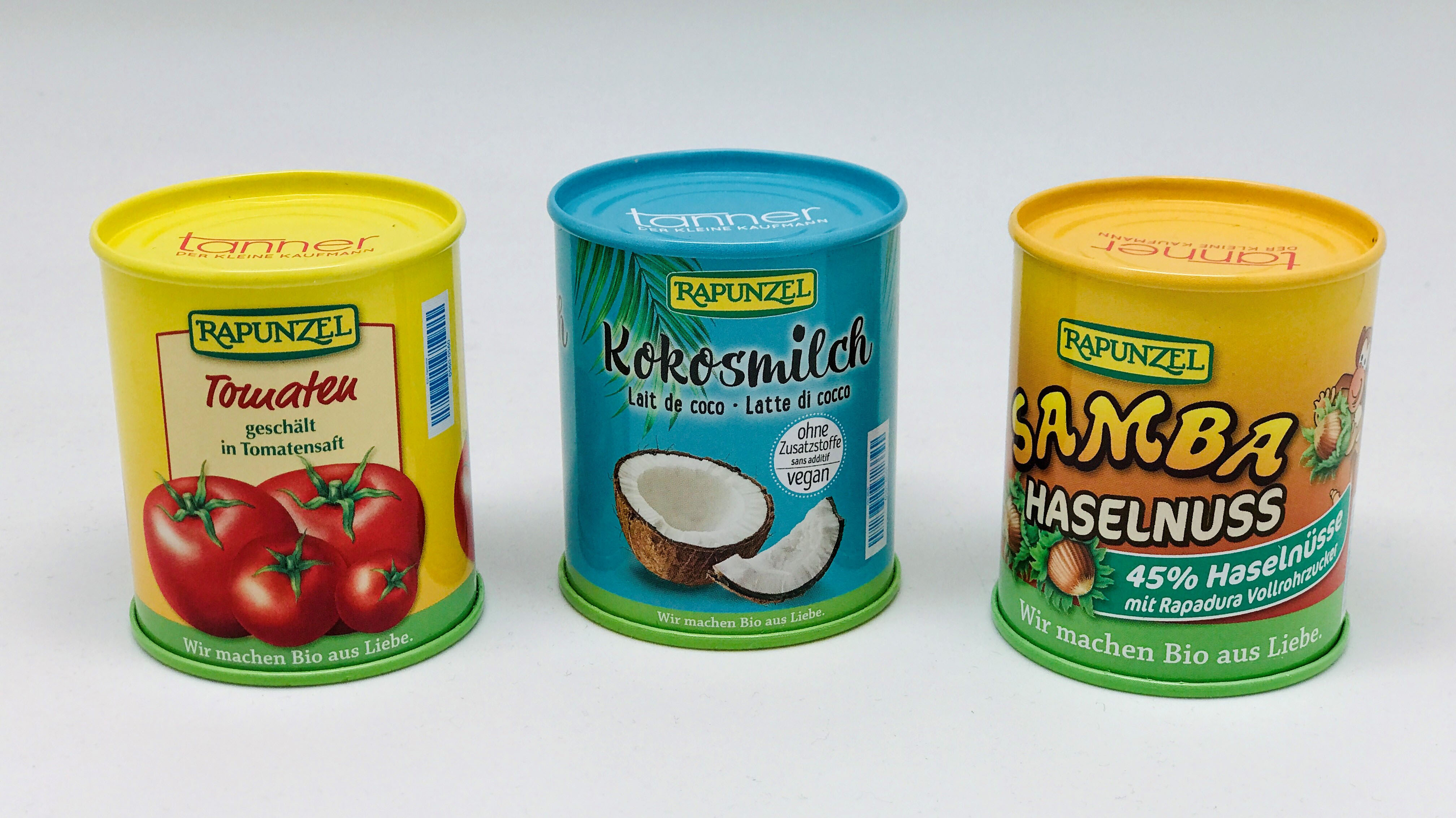 Kaufladensortiment TANNER "Rapunzel Metalldosen-Set", bunt, Kaufladensortimente, Kinder, Metall, Kaufladensortiment
