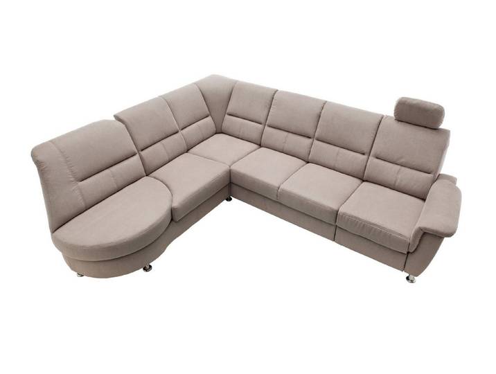 freiraum Ecksofa Ecksofa >Ludwigshafen< in verschiedenen Farben und Ausführungen -, in 1214 Toro dunkelgrau, Mikrofaser - 236x113x275 (BxHxT)