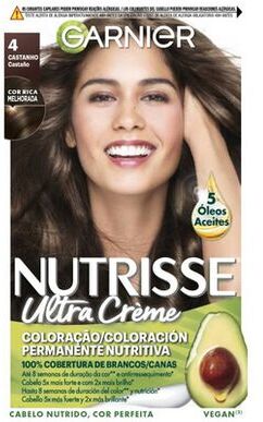 Garnier Nutrisse Ultra Crème Coloração Permanente 1 un