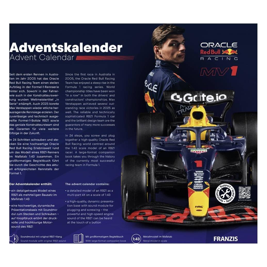 Franzis Adventskalender Oracle Red Bull Racing (2026) (24 Türchen) (4019631672650-4019631672650)