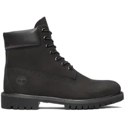 Timberland für Herren. TB1100730011 Premium Leder-Stiefeletten 6 schwarz (46), Wohnung, Schnürsenkel, Lässig