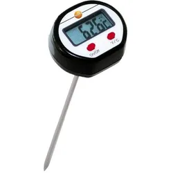 Testo 0560 1110 MiniEinstechthermometer, Messtechnik, Schwarz