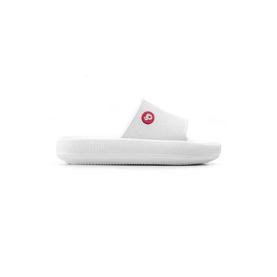 Sandale SCHUZZ "Claquette", Herren, Gr. 46, weiß, Obermaterial: 100% Gummi rubber., Schuhe Sandale