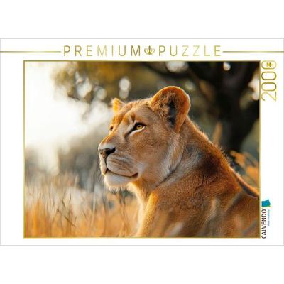 CALVENDO Puzzle Im Reich der Löwin | 2000 Teile Lege-Größe 90x67cm Foto-Puzzle für glückliche Stunden, von , Calvendo Puzzle