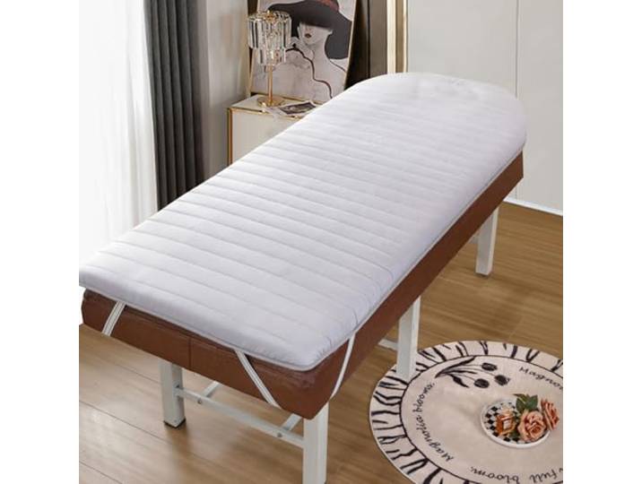 LDLCYCN Grey(r),190 * 70cm, Wimpern Bett Matratze Topper Verdicken 4Cm (1.6In) Massagetisch Matratze Topper Mit Elastischem Band Anti-Slip Hochdichter Schaum Lash Bettkissen Für Beauty Salon