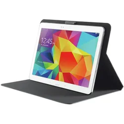 Trust Etui rabat pour Samsung Galaxy Tab 10" Tab3/4/Note/Pro/S (Noir) (Samsung Galaxy Tab 3 10.1, Samsung Galaxy Tab 4 10.1, Samsung Galaxy Tab Pro 10.1, Samsung Galaxy Tab S 10.5), Tablet Hülle, Schwarz