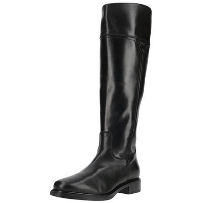 Stiefel NERO GIARDINI "Nero Giardini Stiefel Glattleder", Damen, Gr. 37, schwarz, Glattleder, Schuhe Stiefel