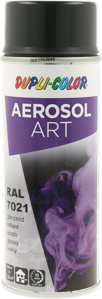 european aerosols DUPLI-COLOR Aerosol Art RAL 7021 schwarzgrau glanz, 400 ml