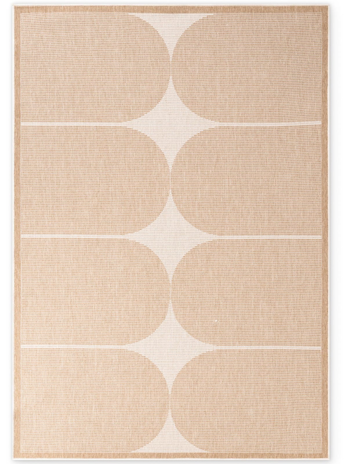 Hanse Home Collection Buitenkleed Bowen wit/beige, polypropyleen, 120 x 170 cm
