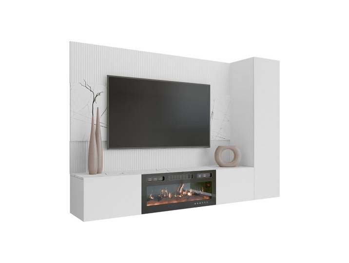 WOHNWAND Deromi VI mit Kamin
