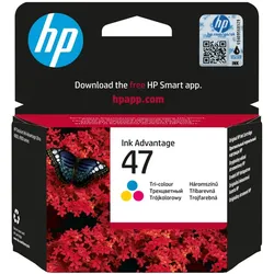 HP Tinte color 700 Seiten No.47 c/m/g je ca. 700 Seiten
