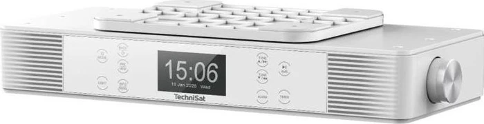 TechniSat Internet-Küchenradio mit BT/FM IR, weiß
