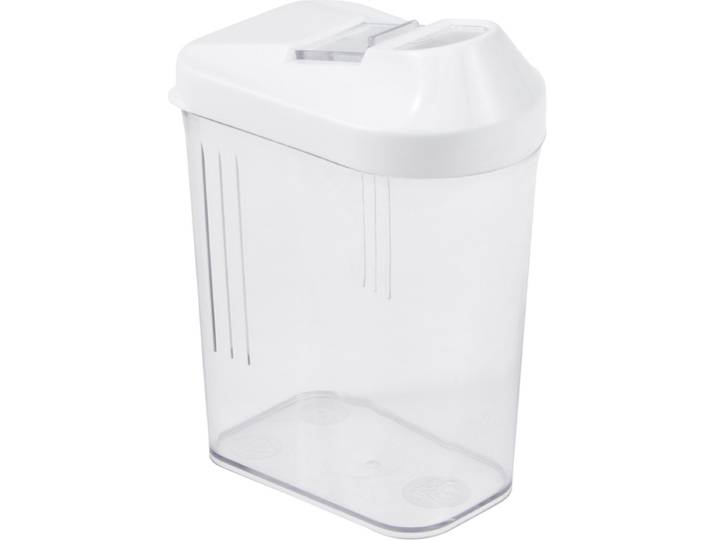 Keeeper Transparante container voor losse producten / Strooibus - 1\,5L wit/transparant