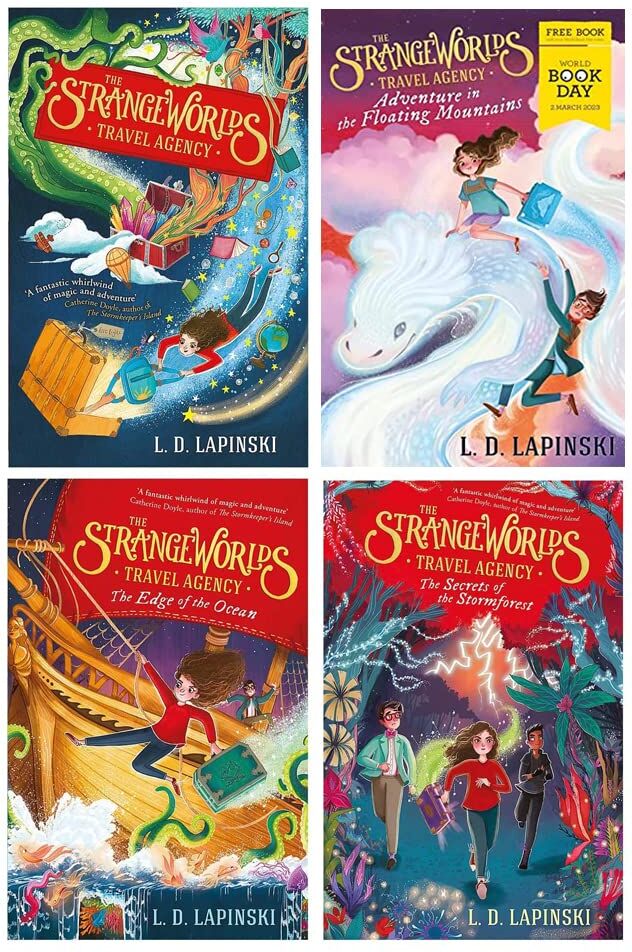 Orion Strangeworlds Travel Agency 4 Books Collection Set by L.D. Lapinski – Fantasy Adventure Collection