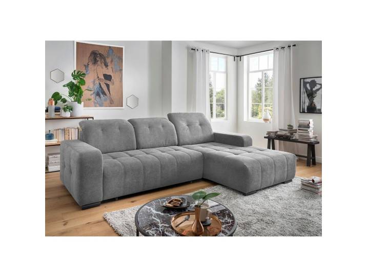 ECKSOFA Vicari Dunkelgrau S: 185x292cm