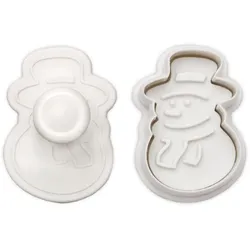 STÄDTER Ausstechform Schneemann 4,5cm
