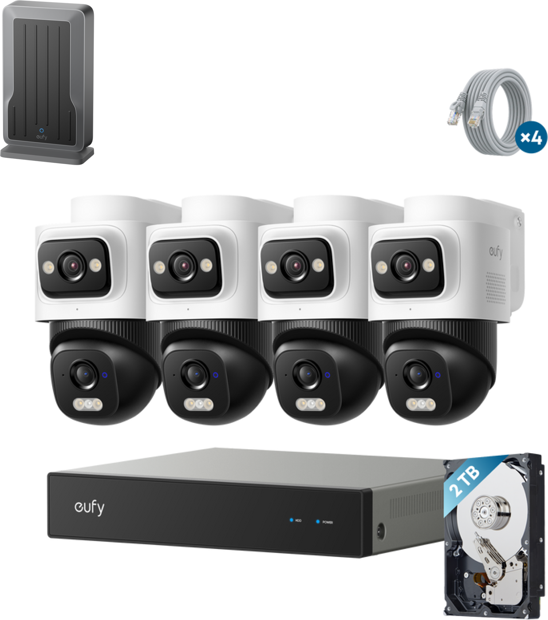 eufy NVR Security System E50 with 2TB Hard Drive and Wi-Fi Module