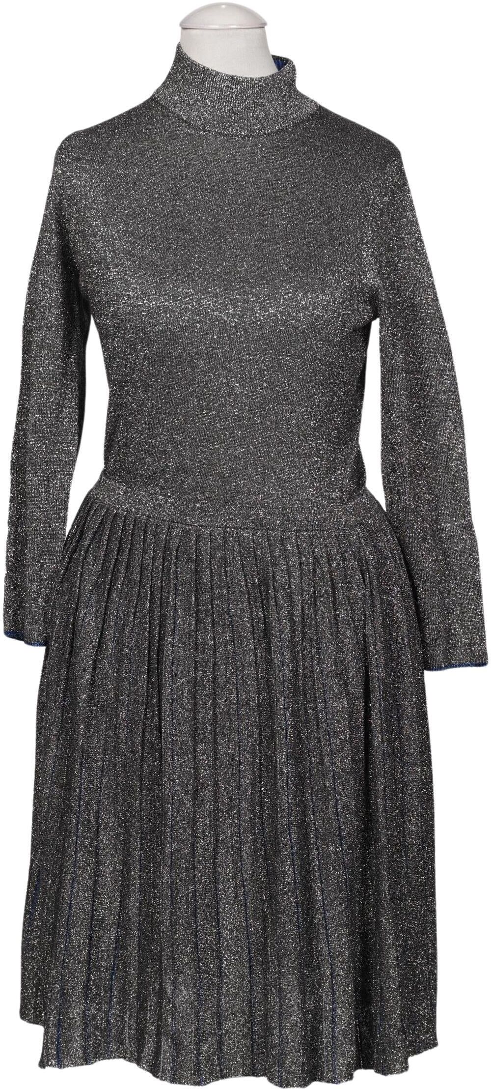 TED Baker Damen Kleid, Silber, Gr. EU 36 (Ted Baker 1), Viskose / Synthetik / Elasthan - Second Hand