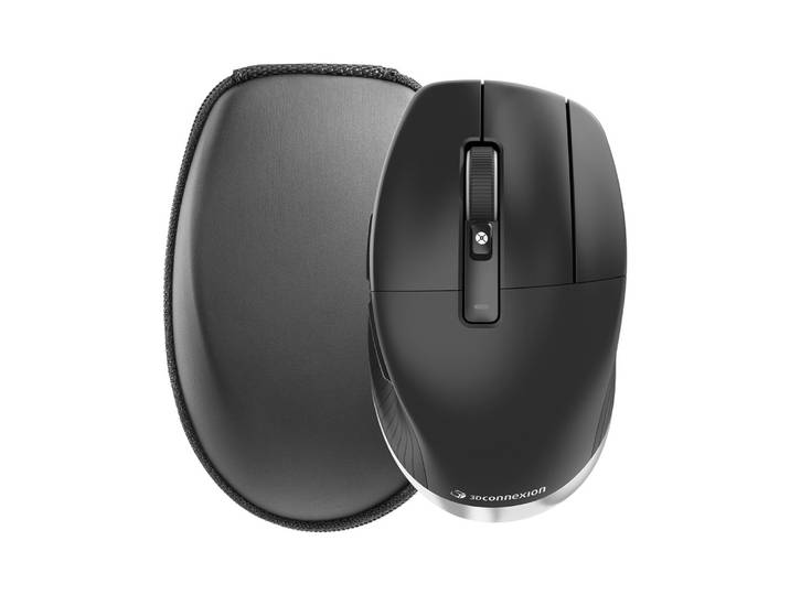 3Dconnexion 3DX-700116, Droitier, RF sans fil, 7200 DPI, Noir
