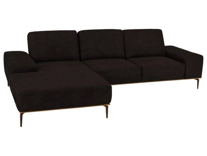 Ecksofa Ramada Basic Schillig Willi / Farbe: Braun / Material: Leder Basic