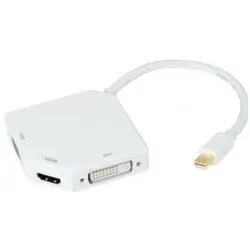 Générique Mini DisplayPort 1.2 to DVI/HDMI/VGA passive converter, Video Adapter