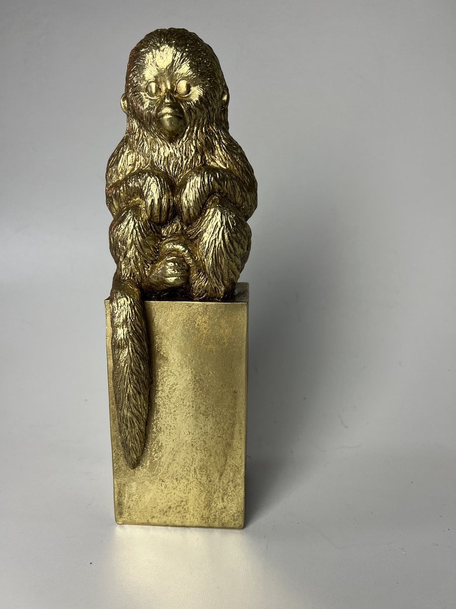 Gouden aap op paal voor volwassenen
